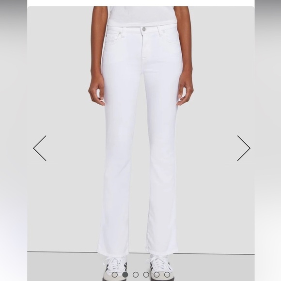 7 For All Mankind Kimmie Crop Jeans - Picture 1 of 14